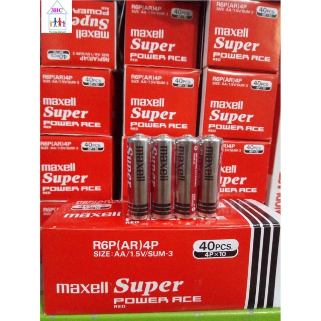 Pin Maxell 2A hộp 40 viên (pin tiểu)