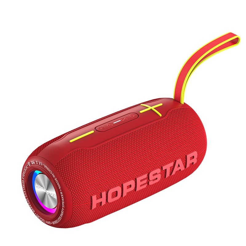 Loa bluetooth mini HOPESTAR H49 Cao Cấp, Siêu trầm công suất lớn Kháng Nước IP X6 cho laptop pc Chính Hãng BH 12tháng