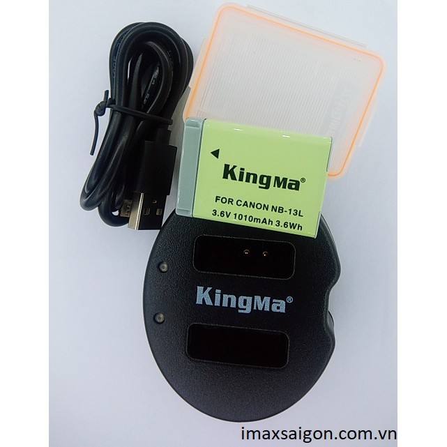 1 PIN 1 SẠC MÁY ẢNH KINGMA THAY THẾ CHO CANON NB-12L