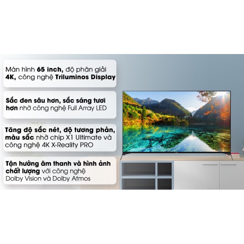 Android Tivi Sony 4K 65 inch KD-65X9500H | BigBuy360 - bigbuy360.vn