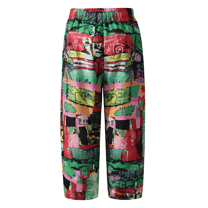 ZANZEA Quần ống rộng in hình họa tiết cổ điển dành cho nữ | BigBuy360 - bigbuy360.vn