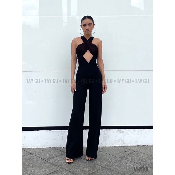 Jumpsuits Layla Phối Lưới - Tây Gu - JTK9
