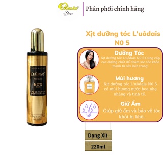 Xit dưỡng tóc hương nước hoa liyang luodais no5 , giúp giữ ẩm cho tóc , phục hồi tóc , bảo vệ tóc, 220ml
