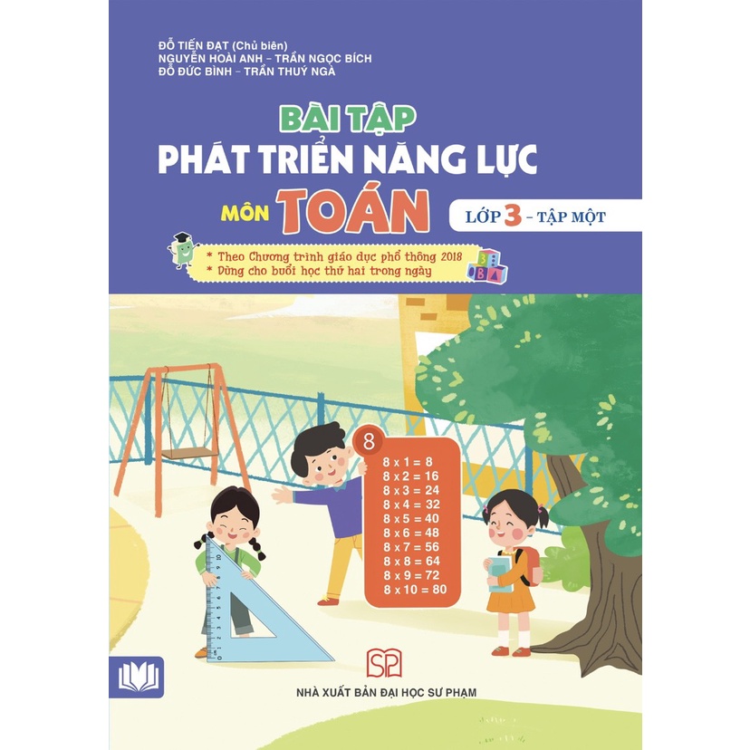 Sách - Bài tập phát triển năng lực lớp 3 theo Chương trình giáo dục phổ thông 2018 (Môn Toán, Tiếng Việt)