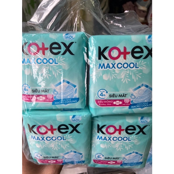 BĂNG VỆ SINH KOTEX THẢO DƯỢC DỊU MÁT SIÊU MỎNG CÓ CÁNH(BAO BÌ MỚI)