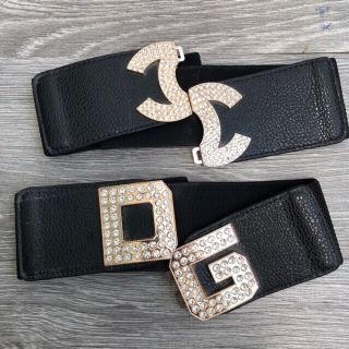 Đai váy đính đá cài trước