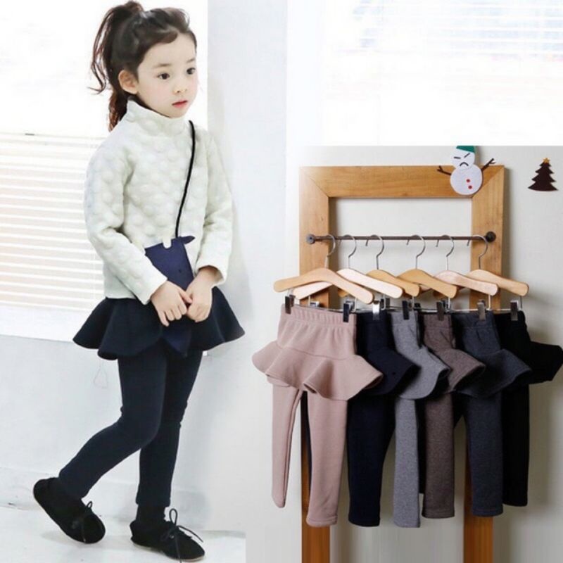 Quần Bé Gái Legging Liền Váy Cực Xinh