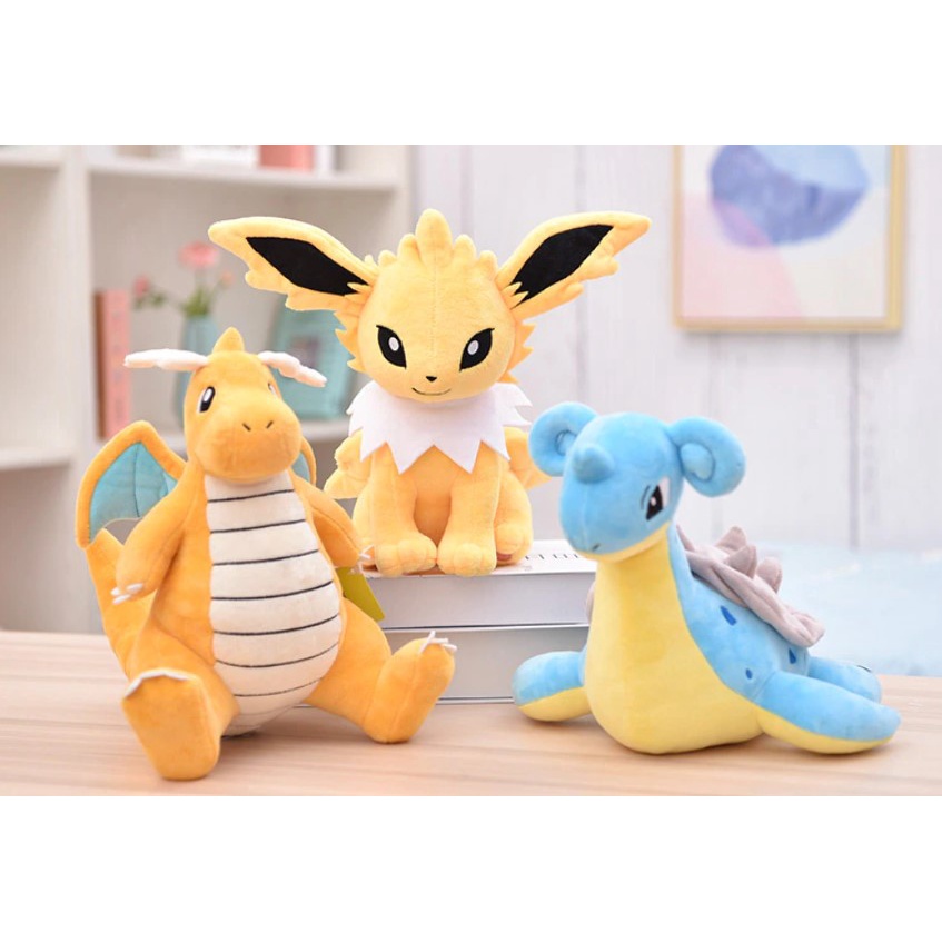 Gấu bông Pokêmon tuyển tập các Pokémon Gen I+ tặng 1 hình xăm dễ thương bất bỳ