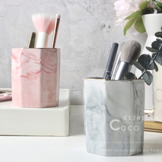 Lọ đựng cọ trang điểm bằng sứ