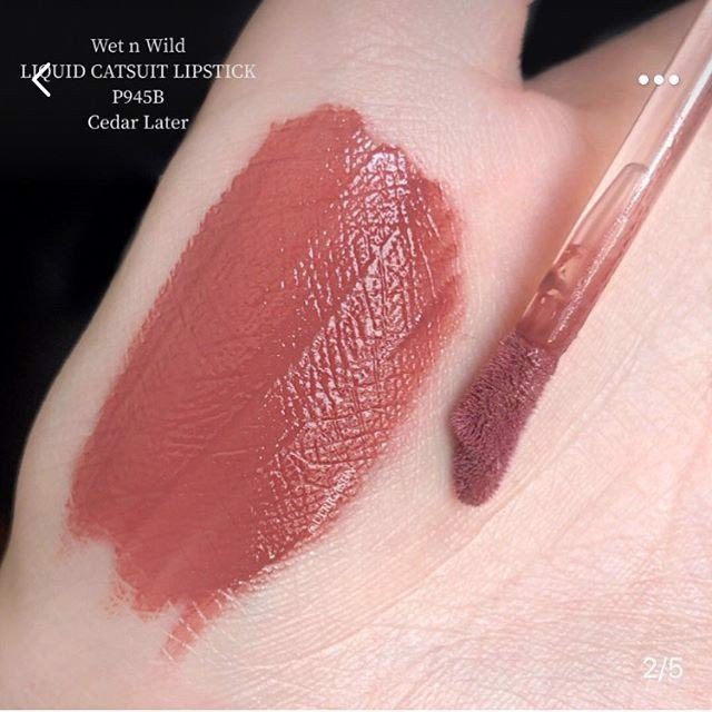 Wet N Wild Son Kem Lì Màu Hồng Đất - Give Me Mocha -  nude nâu pha cam Cedar Later