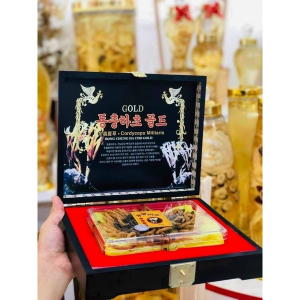 ĐÔNG TRÙNG HẠ THẢO HÀN QUỐC, HỘP GỖ 45gr (8818)