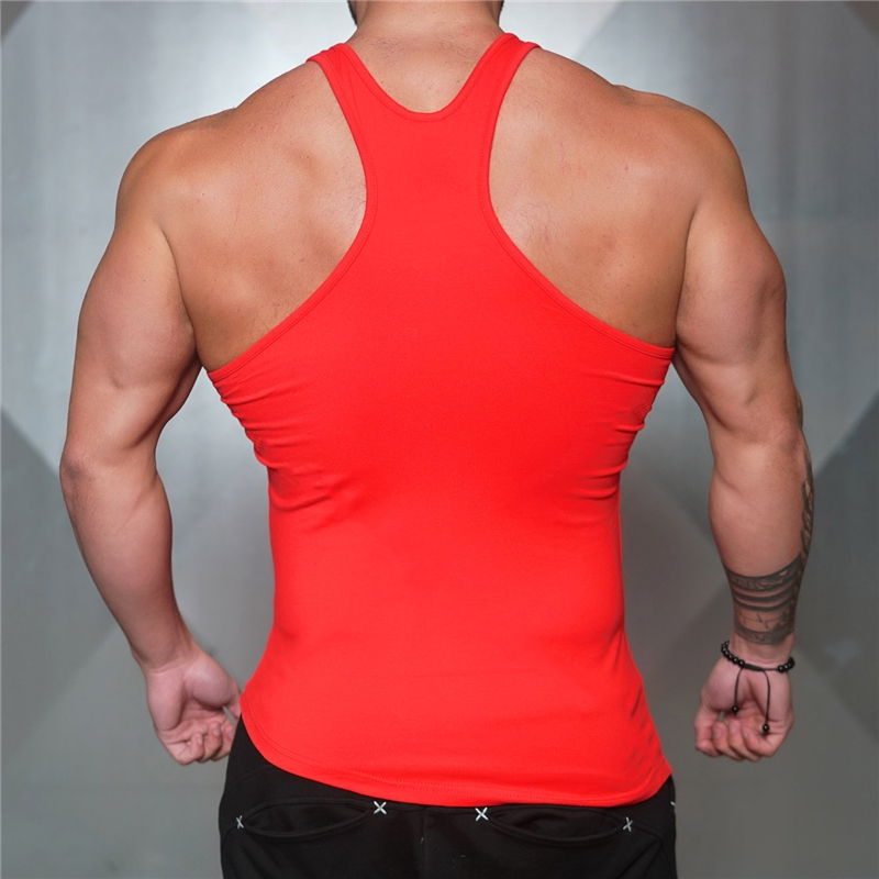 Brand Clothing Bodybuilding Gym Shirt Men Workout Fashion Tank Top Men Musculation Fitness Stringer Singlets Sleeveless Vest