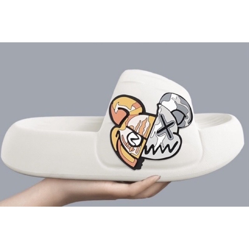 Dép bánh mì họa tiết đáng yêu, siêu kute chống trơn trượt MSP: 8013 GẤU