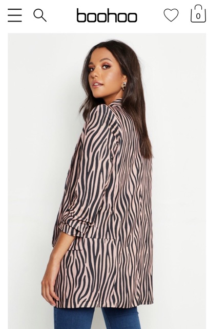 Áo blazer boohoo auth