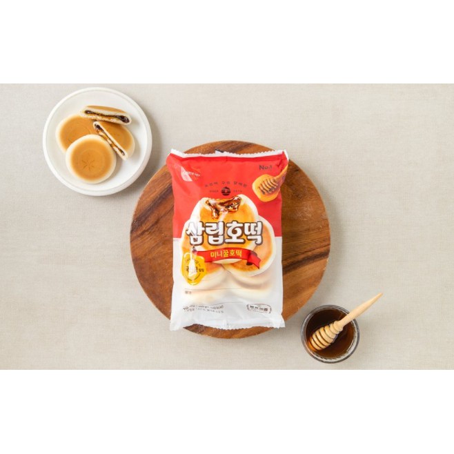Bánh hotteok nhân mật ong Samlip 400g
