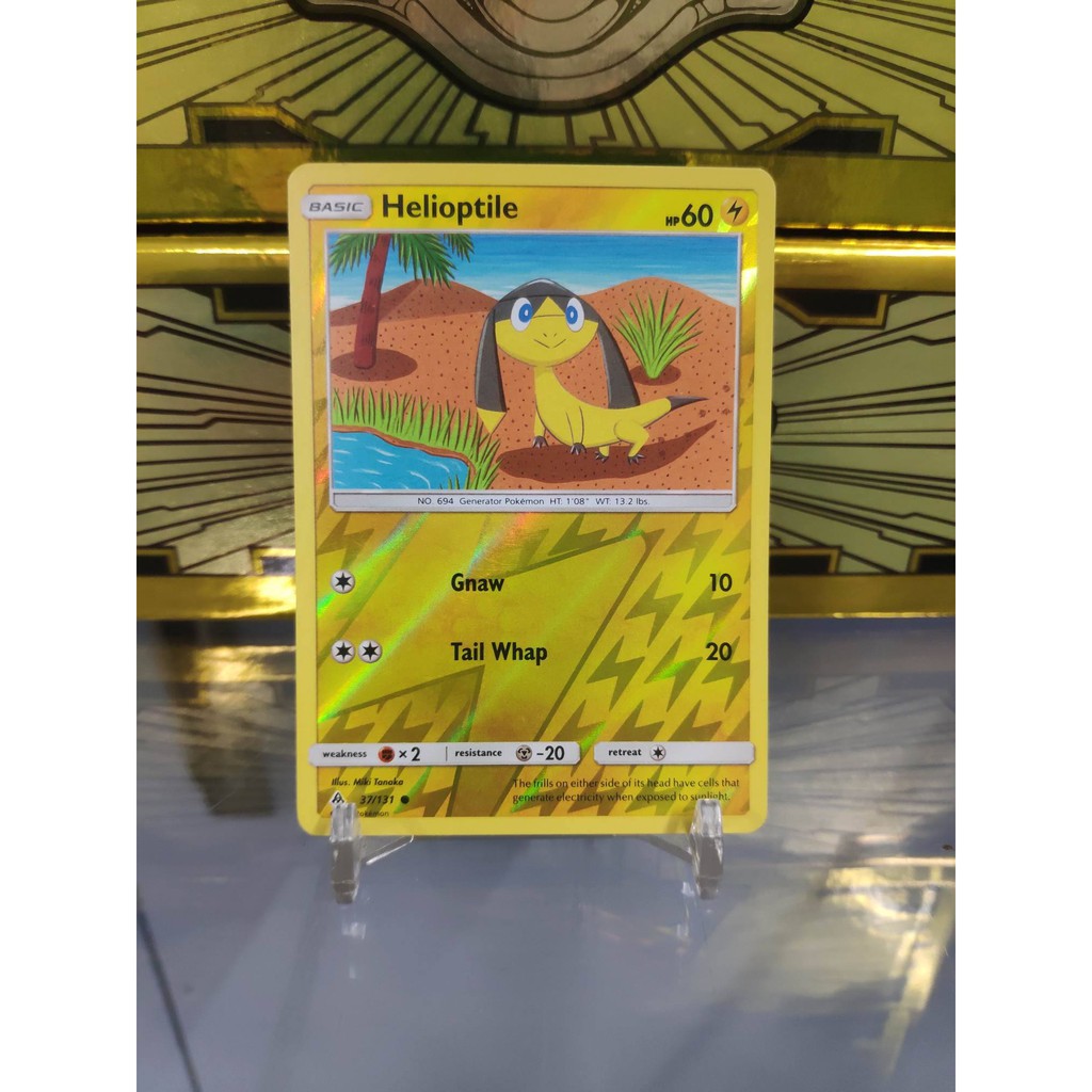 [ Dưa Hấu Yugioh ] Lá bài thẻ bài Pokemon Helioptile