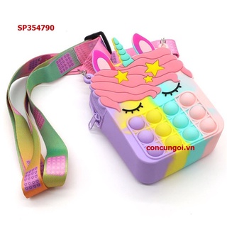 Túi đeo Pop it hình Kì lân Pony