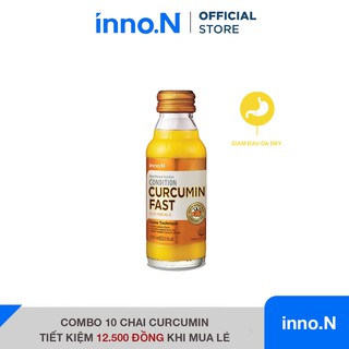 Combo 10 chai nước tinh nghệ Nano Curcumin Condition Curcumin Fast hỗ trợ bảo vệ và tăng cường chức năng dạ dày 100ml