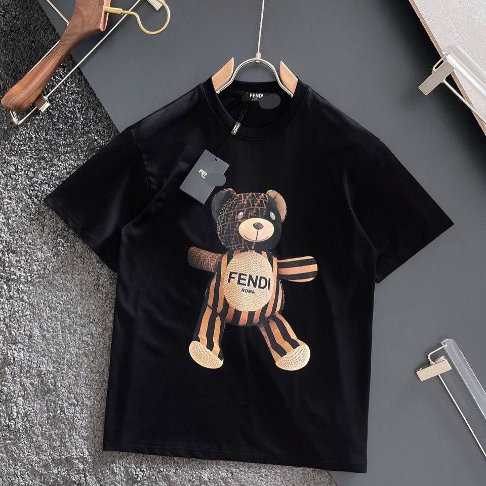 Áo Phông Cotton Fendi Gấu