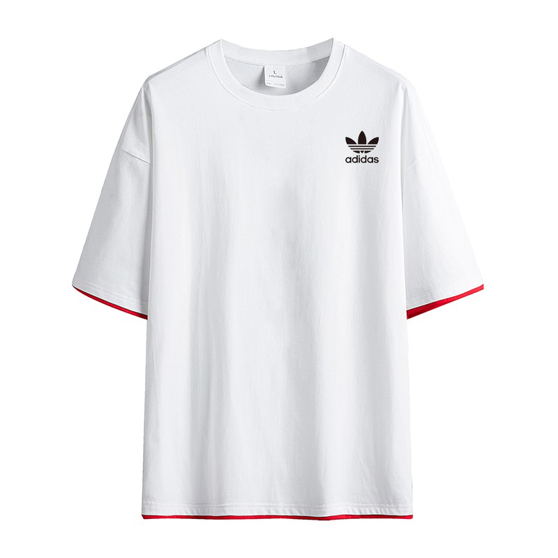 Áo Thun Thể Thao Adidas Cổ Tròn Chất Liệu Cotton Khô Thoáng Nhanh Thời Trang Cho Nam Và Nữ