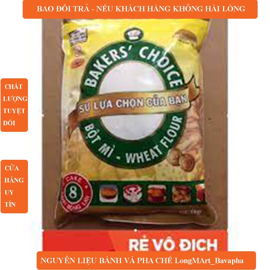 1KG - Bột Mì Baker’s Choice Số 8 làm bánh bông lan gato