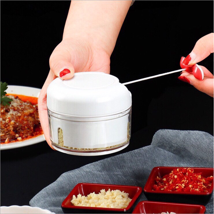 Máy xay tỏi ớt cầm tay Mini-dụng cụ xay tỏi ớt Food Chopper