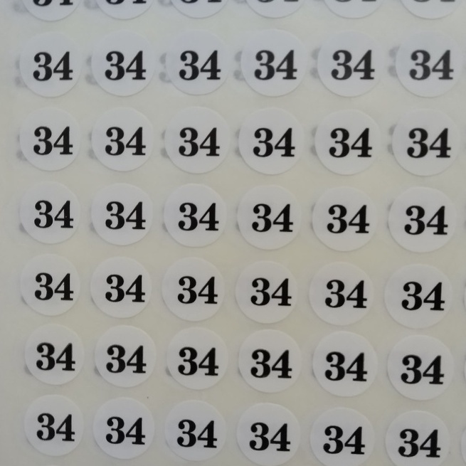 [ Deal.2K] Tem Dán Size Quần Áo/Tem Dán Size Áo Lót ( 34/36/38/40)