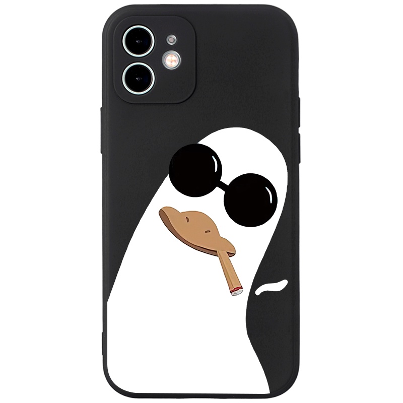 Ốp điện thoại JURSUE hoạt hình cặp đôi dễ thương đẹp độc lạ mềm Cho iPhone 13 12 11 Pro Max SE 2020 X XR XS 8 7 ip 6S 6 Plus XYH646