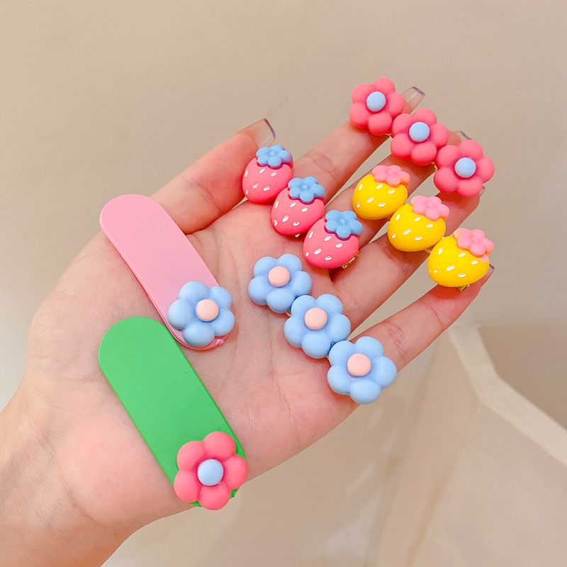 Kẹp Tóc Đính Hoa Dễ Thương Cho Bé Gái