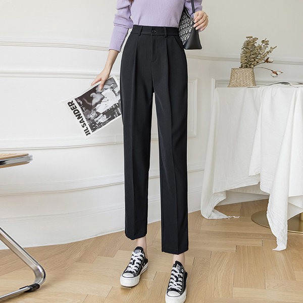 Quần tây âu công sở nữ đẹp BUTTERFLY cạp lưng cao, dáng Baggy HAREM dễ mặc, che khuyết điểm tốt - Q03 | BigBuy360 - bigbuy360.vn