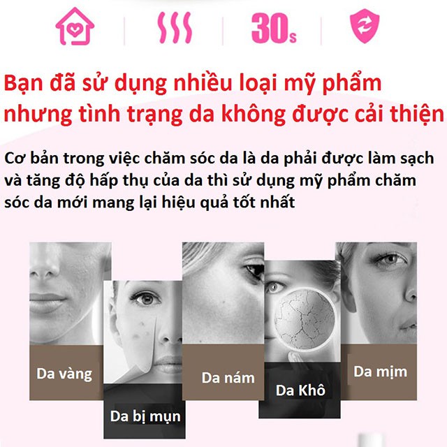 Máy Xông Hơi Mặt Mini Máy Xông Mặt Nano Lạnh Xông Thảo Dược Xả Chanh Công Ngăn Phù Hợp Cho Xông Mặt Và Mũi Cho Spa