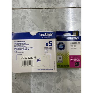 Mực in phun Brother LC 535XL- M - hàng chính hãng - Dùng cho máy Brother DCP-J100/J105/MFC - J200