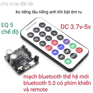 mạch giải mã âm thanh bluetooth 5.0 có remote