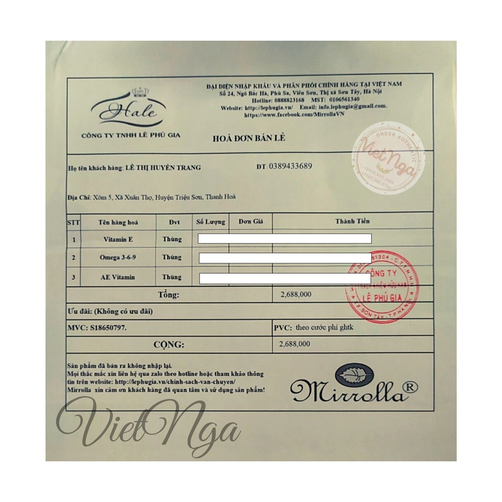 [Nhập khẩu chính hãng] Vitamin E đỏ Nga Mirrolla làm đẹp da, cải thiện nội tiết | Thế Giới Skin Care