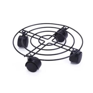 Giá đỡ cây bằng kim loại có bánh xe-bệ đỡ chậu hoa tiện dụng-bệ đỡ chậu cây