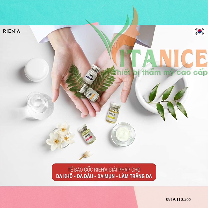 Tế bào gốc giảm nám, làm trắng sáng da Riena - chính hãng Rien'a hàn quốc