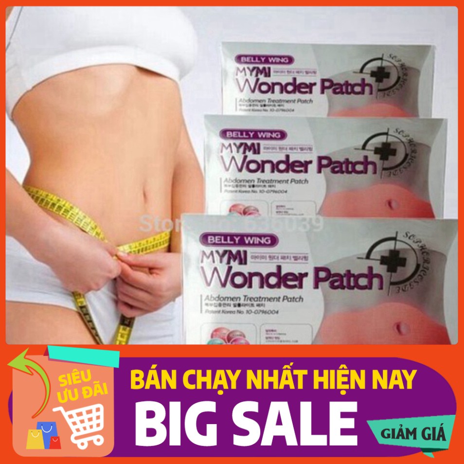 [FREE SHIP] 💥[Diệt Mỡ Bụng]💥Miếng dán tan mỡ bụng Hàn Quốc MyMi Wonder Patch (Bộ 5 miếng) HÀNG CHÍNH HÃNG 💥SIÊU HOT💥