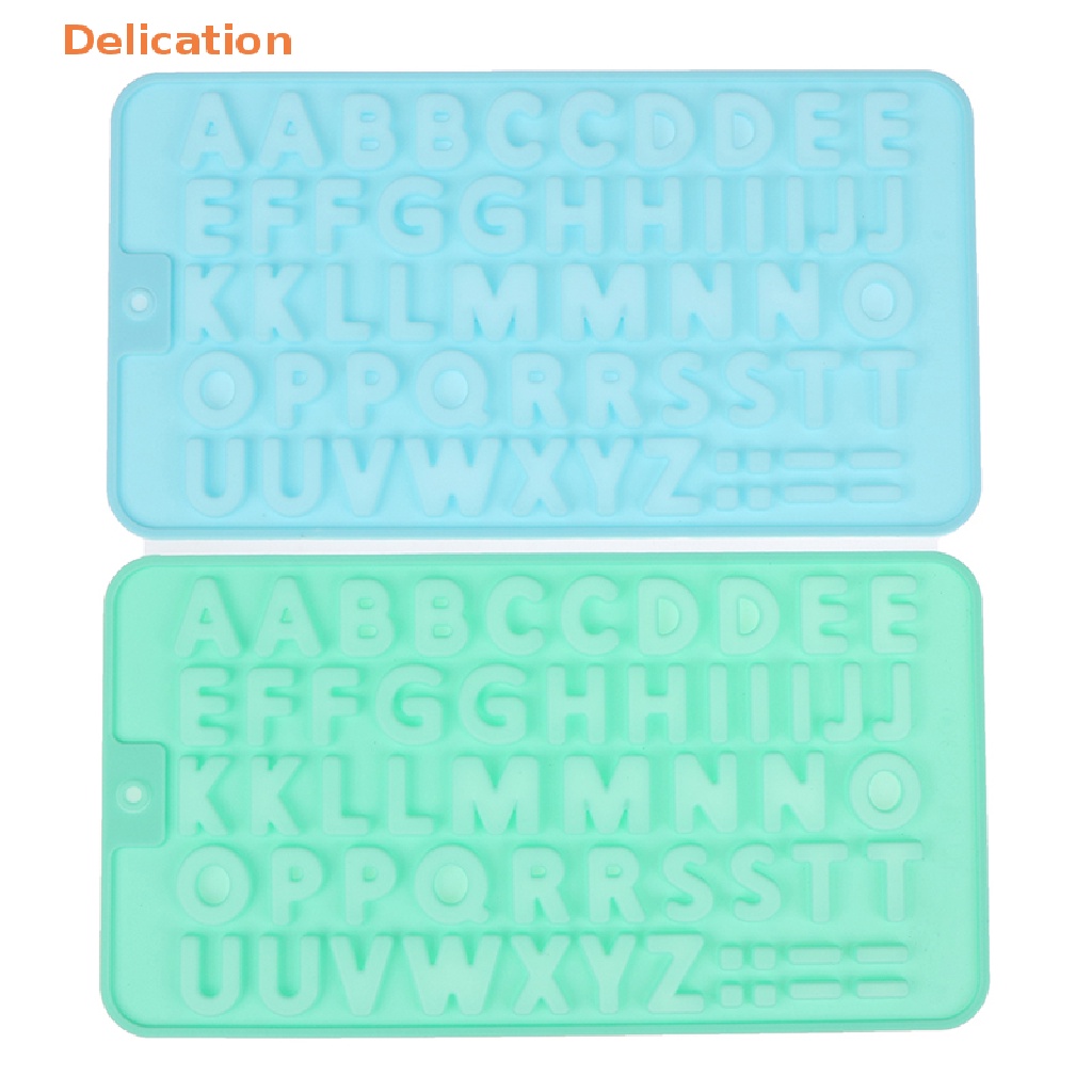 Khuôn Silicone Tạo Hình Làm Bánh Kẹo Hình 26 Chữ Cái Và Số 3D DIY