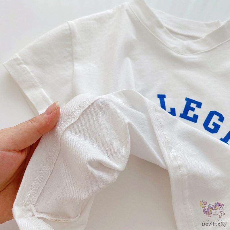 Set Áo Thun Tay Ngắn Và Quần Short Thời Trang Thoải Mái Cho Trẻ Em