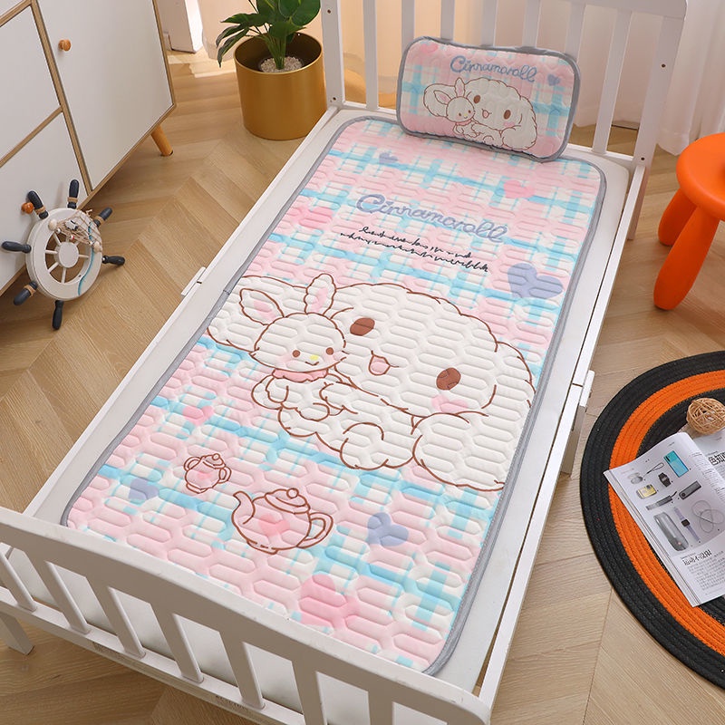 Ga Trải Giường Cũi Em Bé. Bộ Thảm Lót Giường Bằng Cao Su Tự Nhiên Mát Mẻ Mùa Hè Cho Trẻ Em