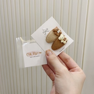 set kẹp tóc handmade cute cho bé gái