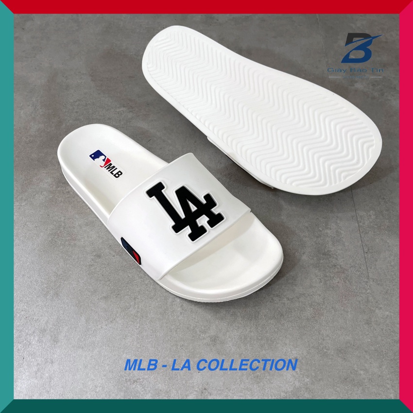 Dép nam MLB - LA dép nam quai ngang unisex 4 màu chất liệu cao su chống trơn trượt mẫu mới nhất LA3039