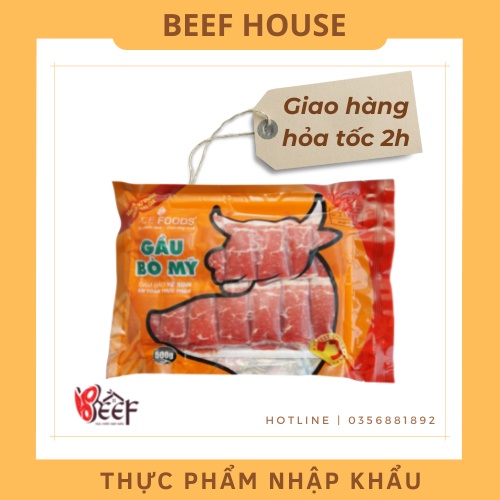 Gầu bò Mỹ St.Helens 500g thái lát cuộn