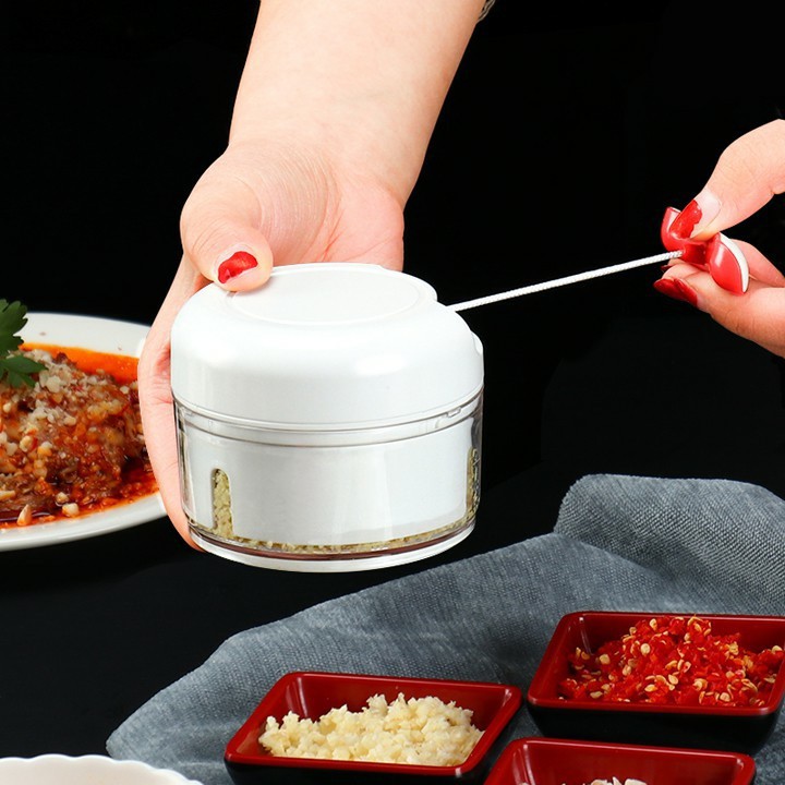 Hộp nghiền thực phẩm dây rút mini tiện lợi