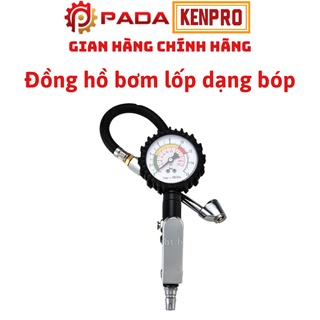 Đồng hồ bơm lốp dạng bóp- đầu bơm cứng