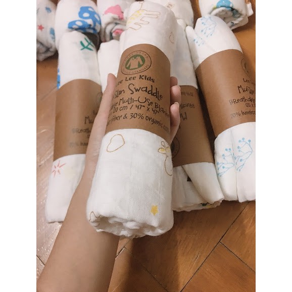 Khăn tắm muslin tree 2 lớp cho bé