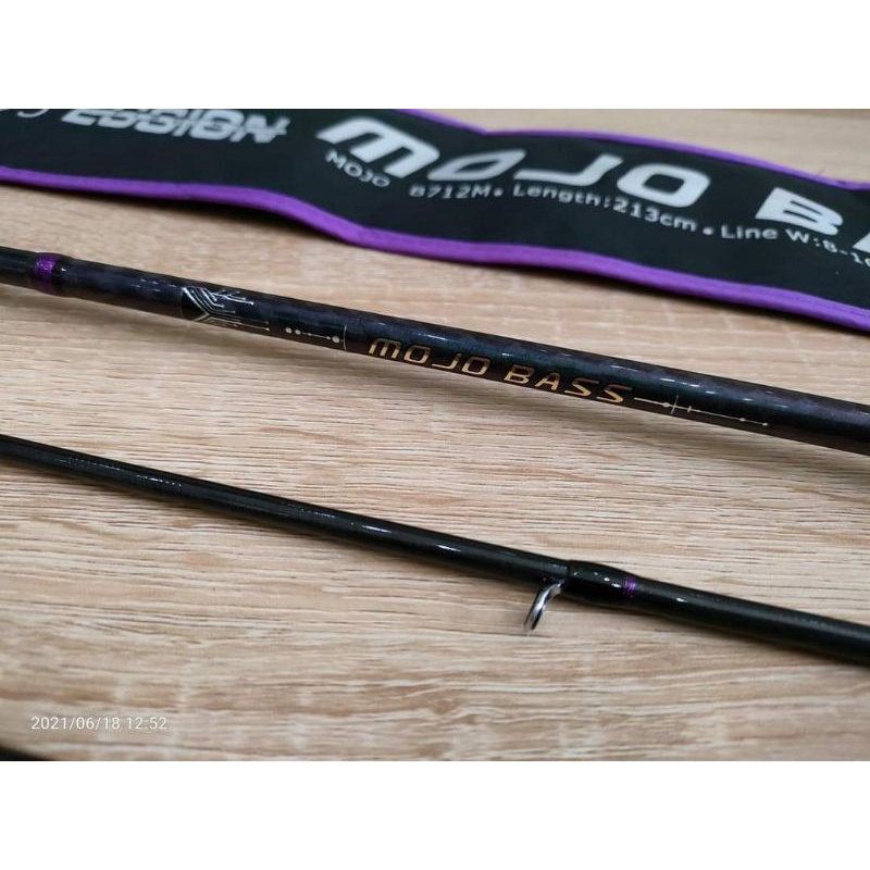 Cần Câu Cá Mojo Bass B712M - S712M  - 2.13m