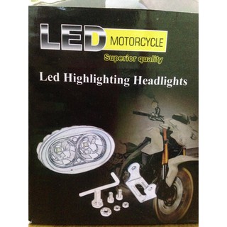 Đèn Trợ Sáng Cho Xe Máy L2 Siêu Sáng 2 Led