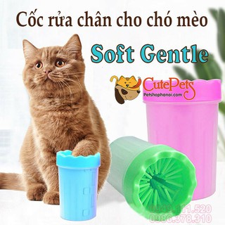 CỐC RỬA CHÂN CHO CHÓ MÈO