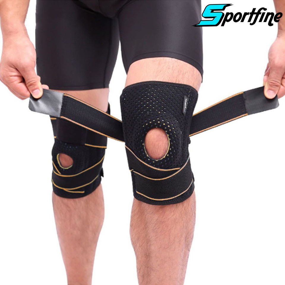 ĐAI CUỐN BẢO VỆ KHỚP GỐI CAO CẤP AOLIKES BĂNG GỐI THỂ THAO GYM AN TOÀN